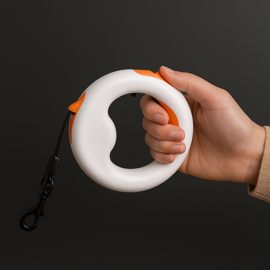 Correa Retráctil Circular para Mascotas 🌀