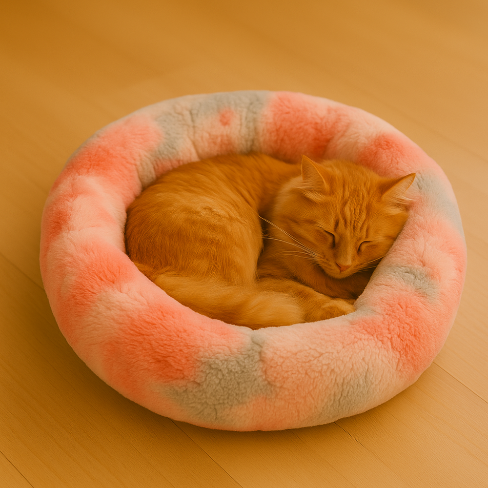 Cama Peluda Antiestrés para Perros y Gatos 💤