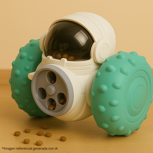 Juguete Dispensador de Comida – Robot Interactivo 🤖🐶