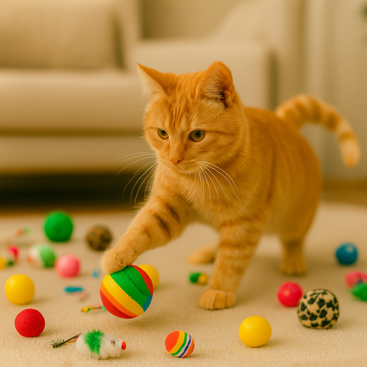 Set Antiestrés: 21 Juguetes Interactivos + Túnel para Gato