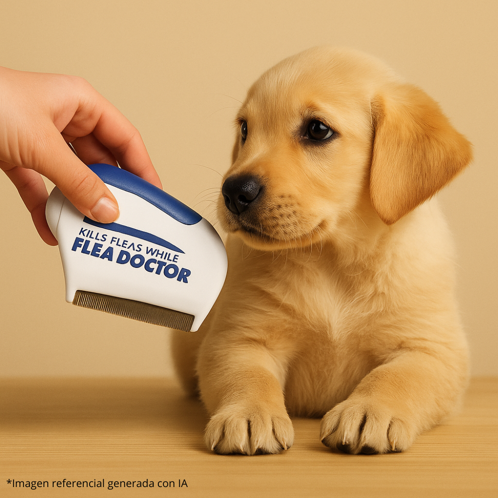 Peine Eléctrico Antipulgas para Perros y Gatos – Flea Doctor 🐾