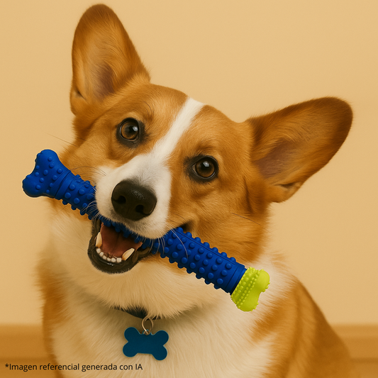 Cepillo Dental para Perros | Juguete Masticable Antiplaca