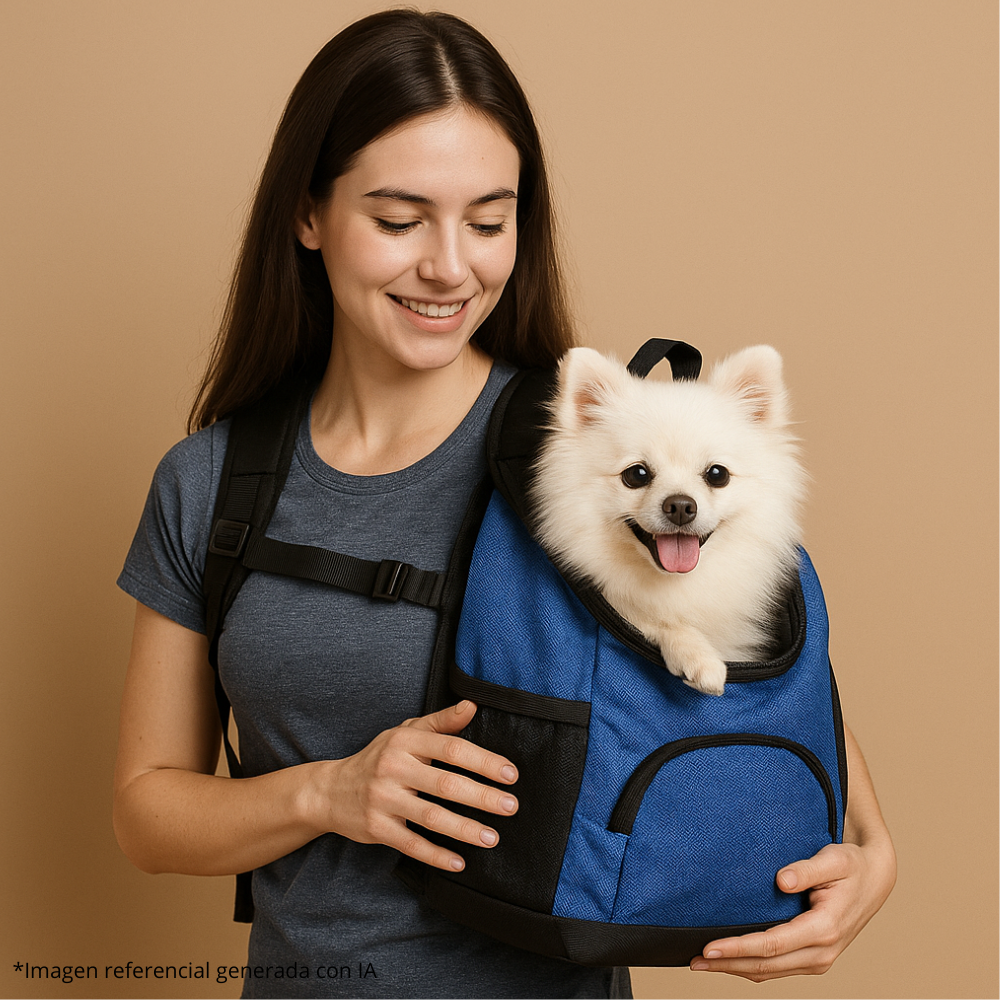 Mochila Canguro para Mascotas 🐾 Práctica y Segura