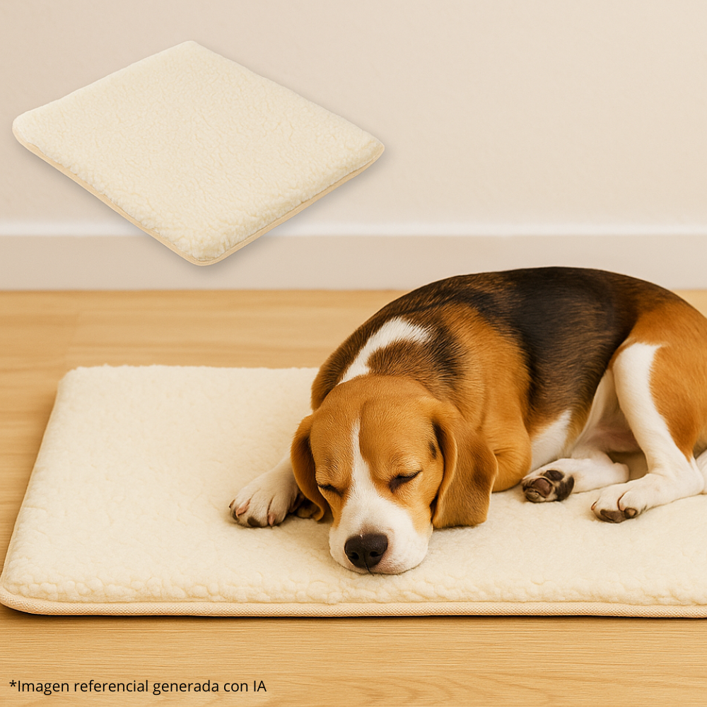 Alfombra Polar Autocalefactante para Mascotas – 59x47 cm