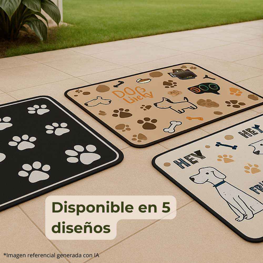 Mat Antideslizante Premium para Mascotas