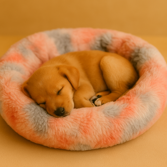 Cama Peluda Antiestrés para Perros y Gatos 💤