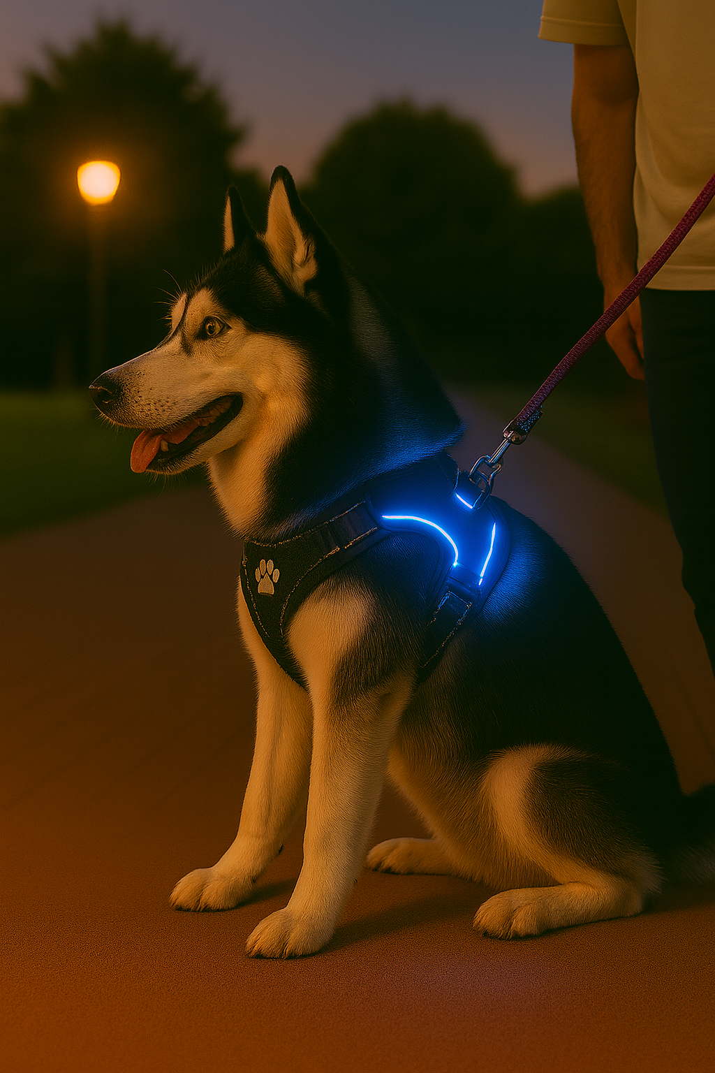Arnés LED Antitirones y Recargable 💡🐾