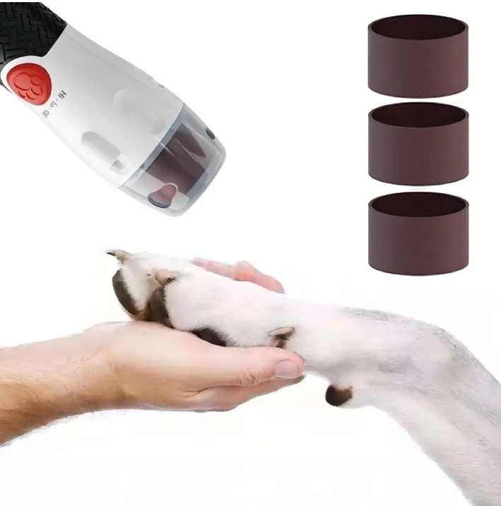 Lima Eléctrica + Cortauñas para Mascotas 🐾 | Recargable, Silenciosa y Precisa