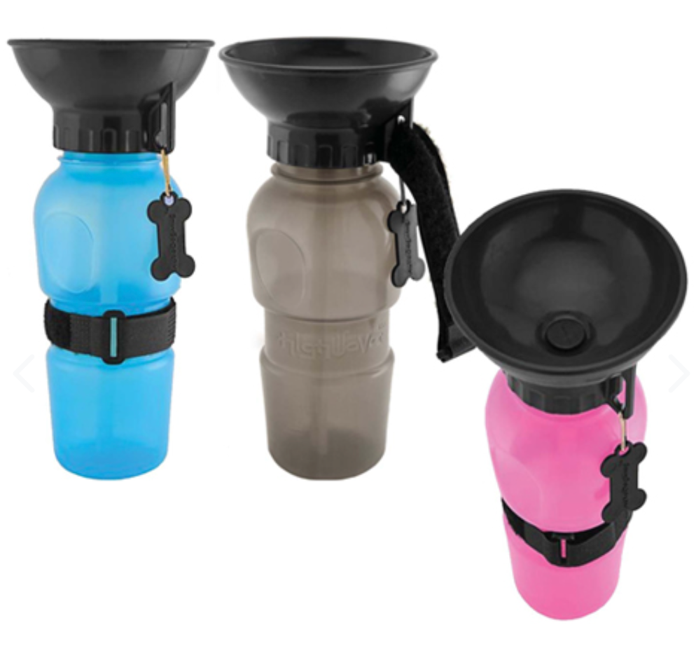 Botella Plegable para Perros y Gatos 🐾 | 500ml – Ideal para Paseos y Viajes