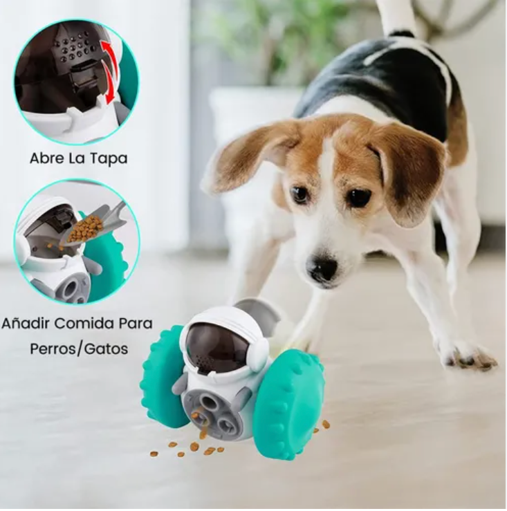 Juguete Dispensador de Comida para Perros y Gatos – Estilo Robot Interactivo 🤖🐶