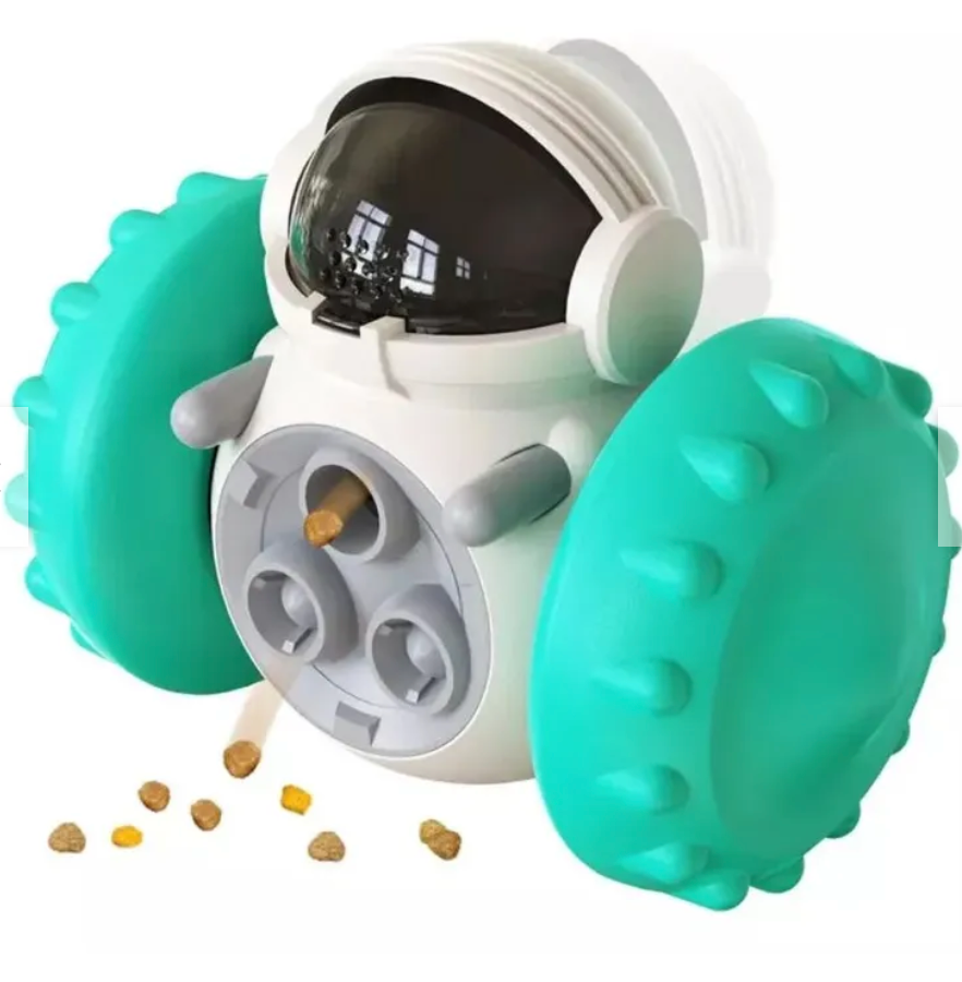 Juguete Dispensador de Comida para Perros y Gatos – Estilo Robot Interactivo 🤖🐶