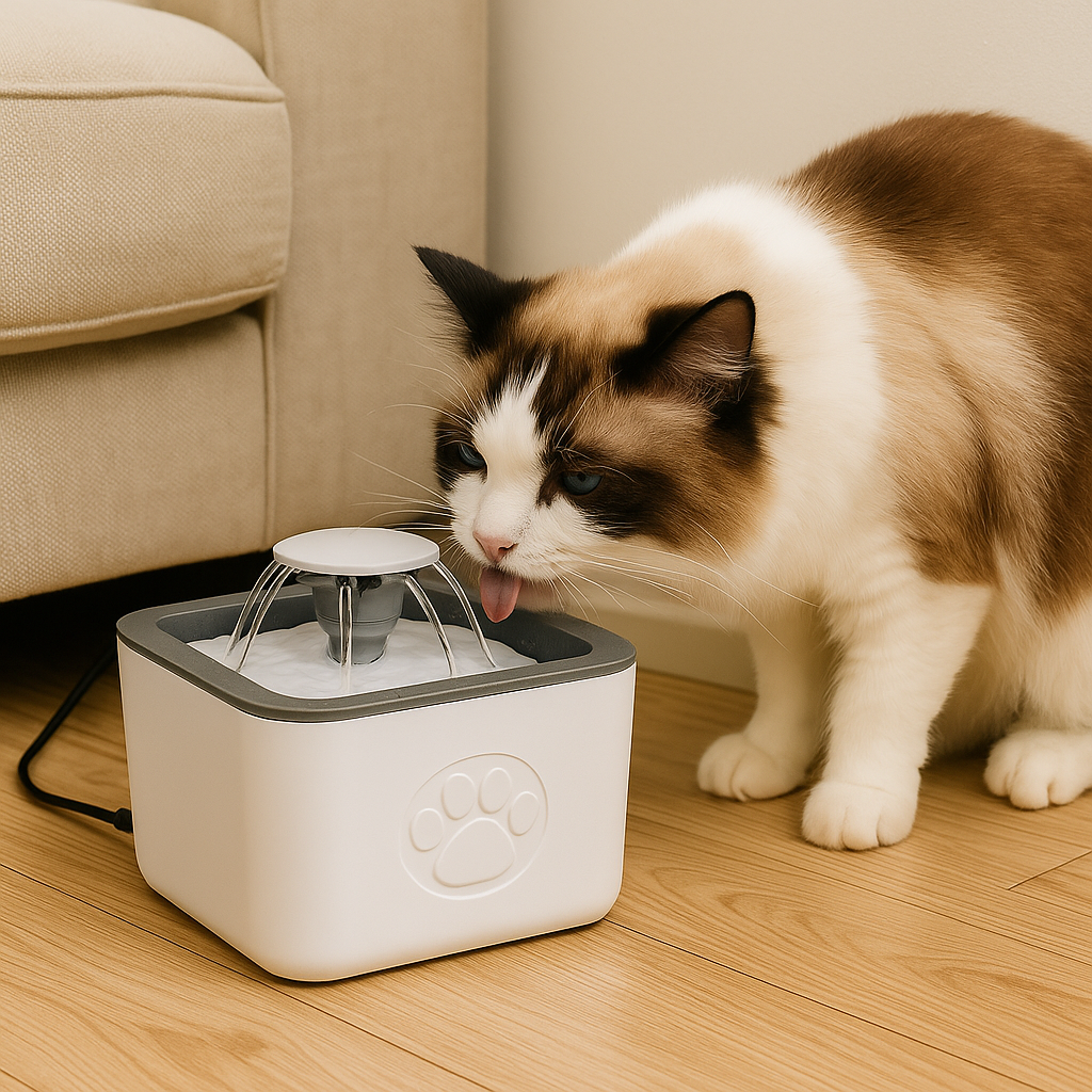 Fuente de Agua Automática para Mascotas 2.5L