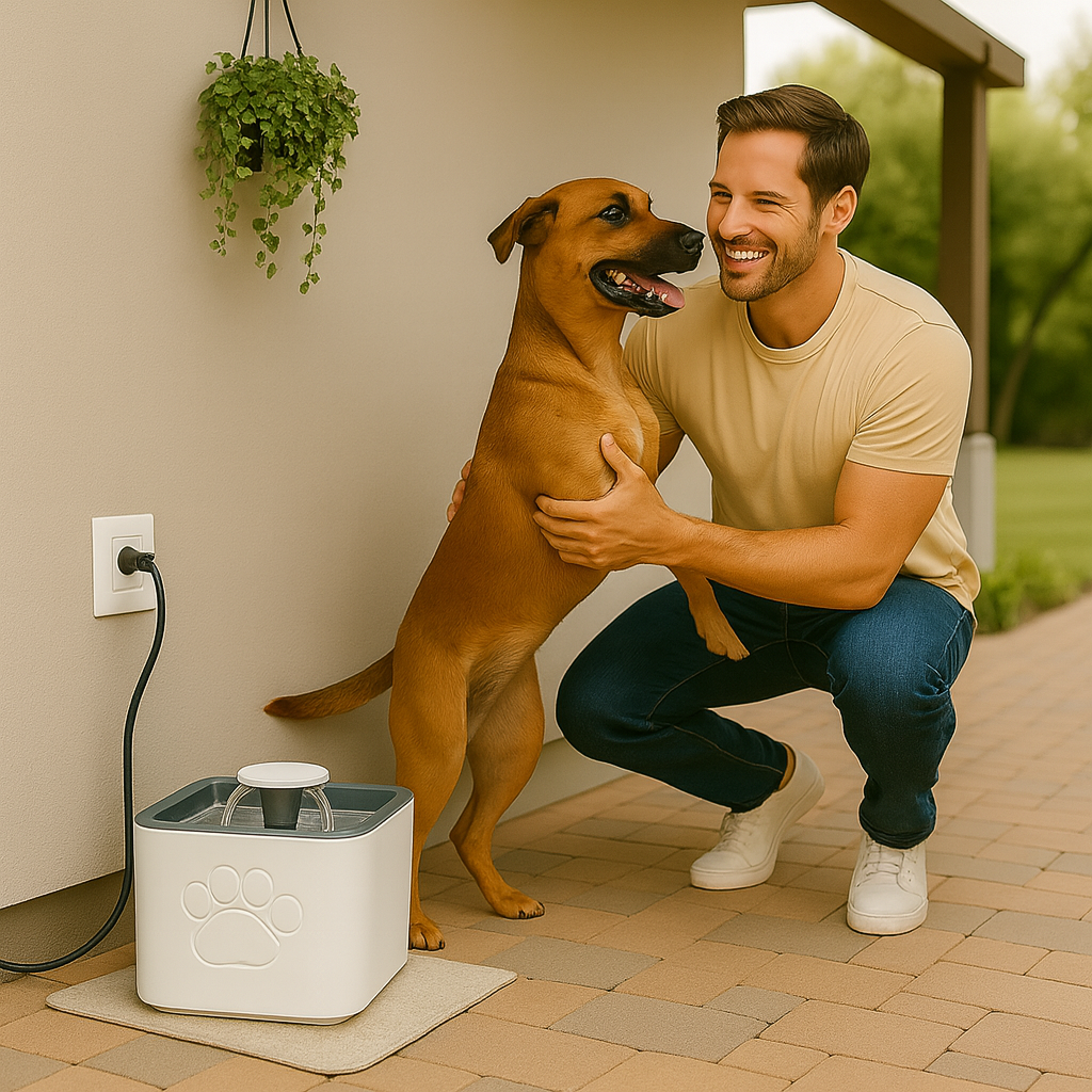 Fuente de Agua Automática para Mascotas 2.5L