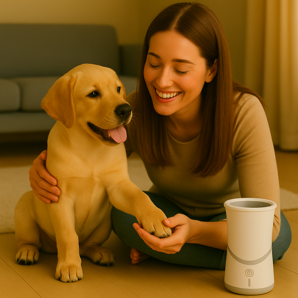 Limpiador Automático de Patas Recargable 🐾