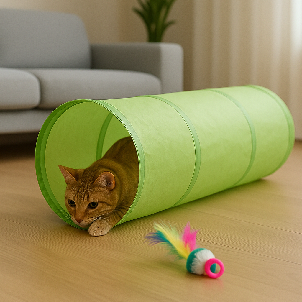 Set 21 Juguetes Interactivos + Túnel para Gato (Surtido Antiestrés)