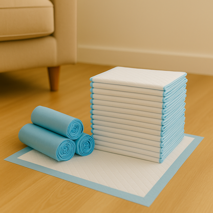 Kit 12 Pads Absorbentes para Mascotas