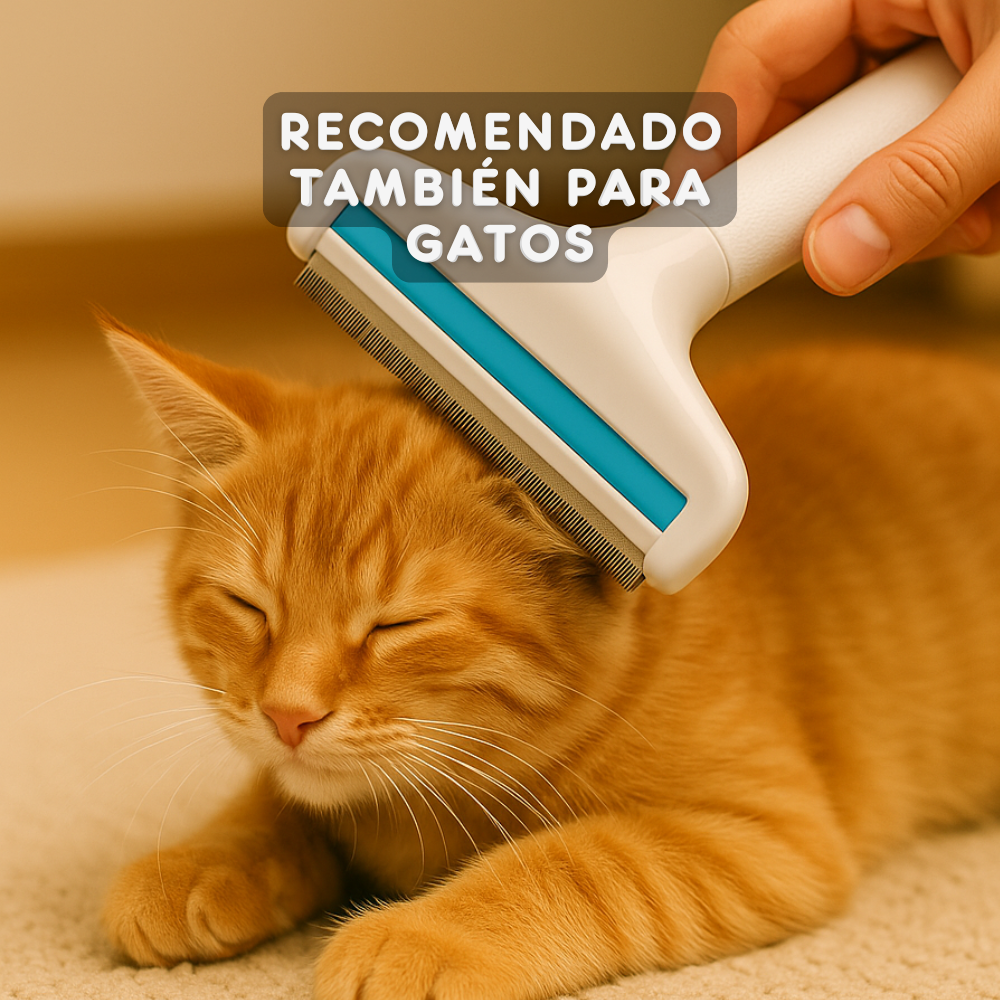 Peine Profesional para Mascotas con Cuchilla de Depilación 💈