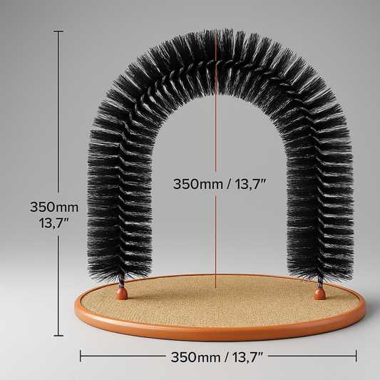 Rascador con Arco Cepillo Anticaída para Gatos 🐱