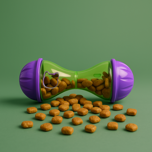 Dispensador de Comida y Snacks Interactivo para Gatos