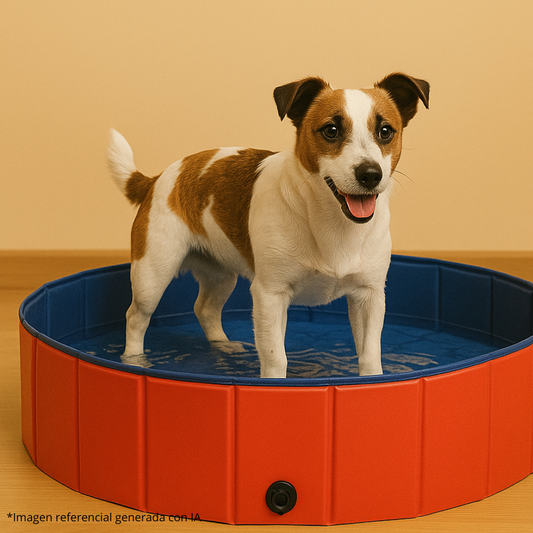 Piscina Plegable para Perros 80x20 cm 🐶💦 – Resistente, Antideslizante y Fácil de Usar
