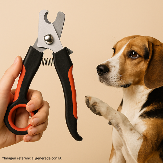 Cortaúñas Profesional para Mascotas 🐾 Acero Inoxidable, Seguro y Ergonómico