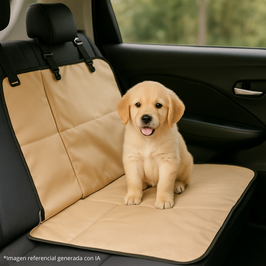 Funda Protectora Asiento Auto 🐾 Impermeable y Lavable – Para Perros y Gatos