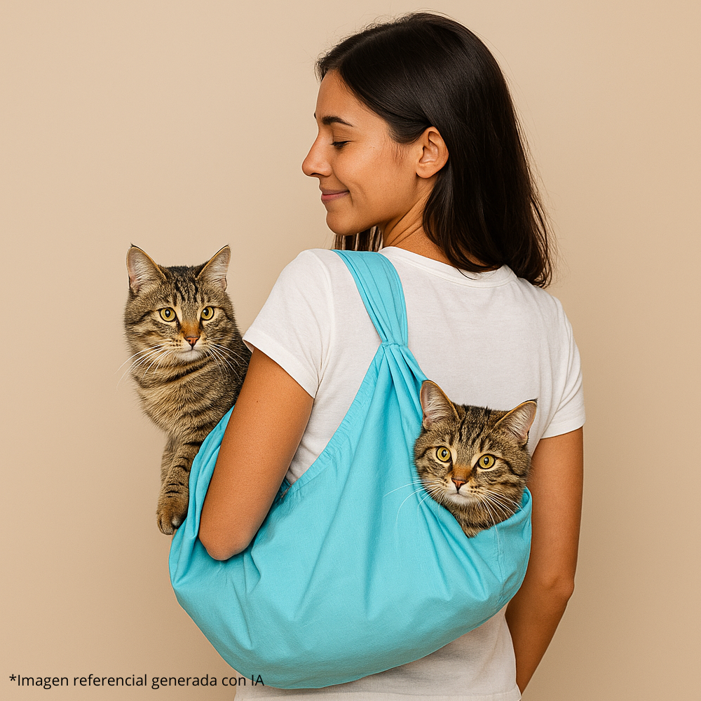 Bolsa Portátil para Gatos 🐱 Ideal para Viajes y Visitas al Veterinario