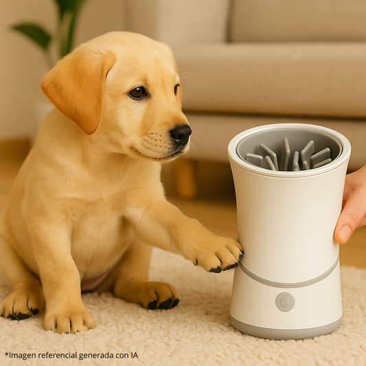 Limpiador Automático de Patas 🐶 USB Recargable – Para Perros y Mascotas Activas