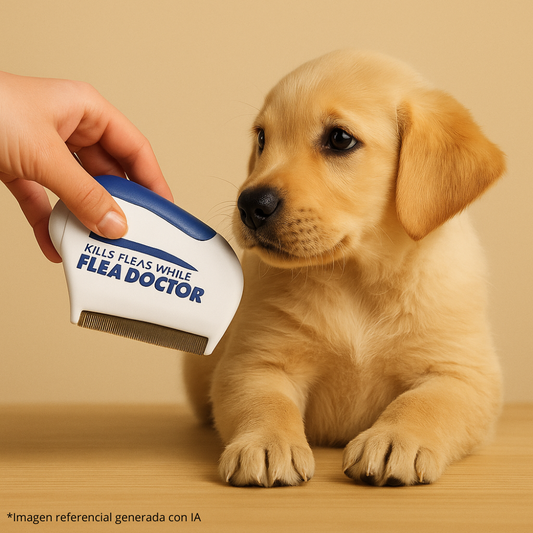 Peine Eléctrico Antipulgas para Perros y Gatos – Flea Doctor 🐾