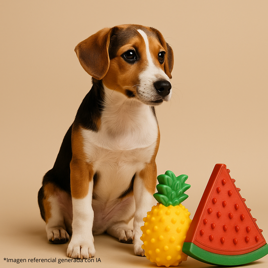 Juguete Chillón para Perros y Gatos 🐶🍉 Sonido Divertido Antiestrés