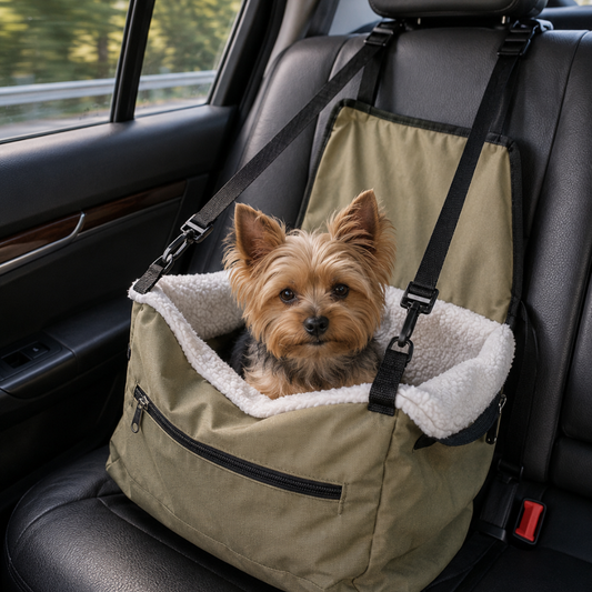 Asiento de Auto con Manta Polar