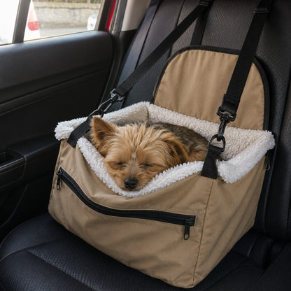 Asiento de Auto con Manta Polar