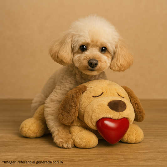 Peluche con Latido para Mascotas 🧸❤️ – Acompaña, Tranquiliza y Relaja