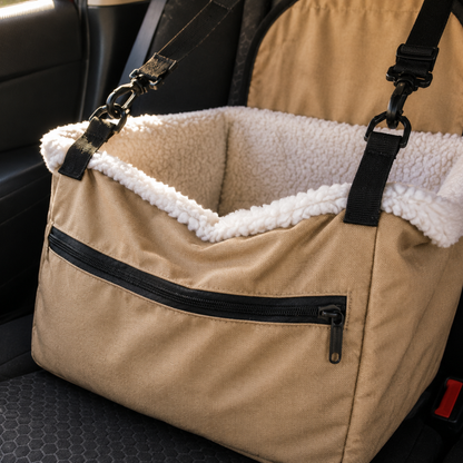 Asiento de Auto con Manta Polar