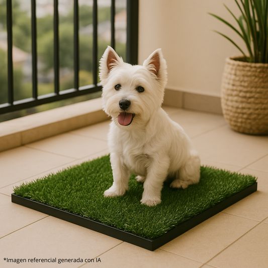 Baño Césped Reutilizable XL 🟩 Para Perros