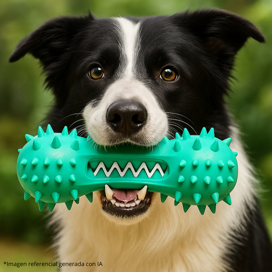 Juguete de Limpieza Dental para Perros 🦷 – Muerde, Juega y Cuida sus Dientes