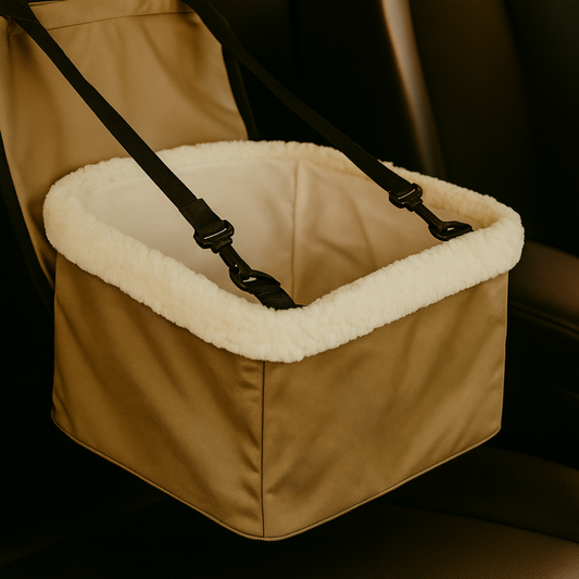 Asiento de Auto con Manta Polar 🧸