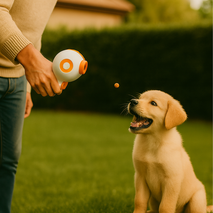 Lanzador de Alimento para Perros con Gatillo