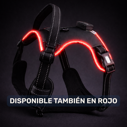Arnés LED Antitirones y Recargable