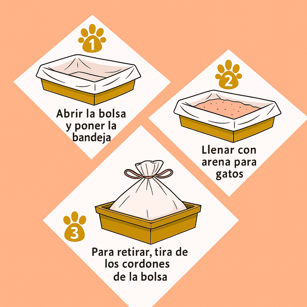 Bolsas Desechables para Arenero