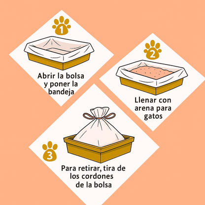 Bolsas Desechables para Arenero