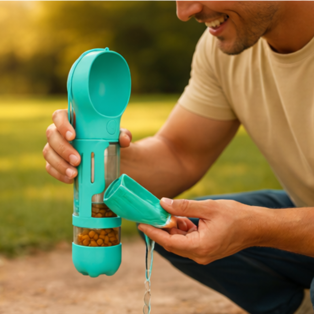 Botella 3 en 1 con Dispensador
