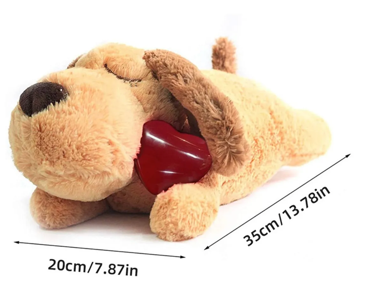 Peluche con Latido para Mascotas 🧸❤️ – Acompaña, Tranquiliza y Relaja