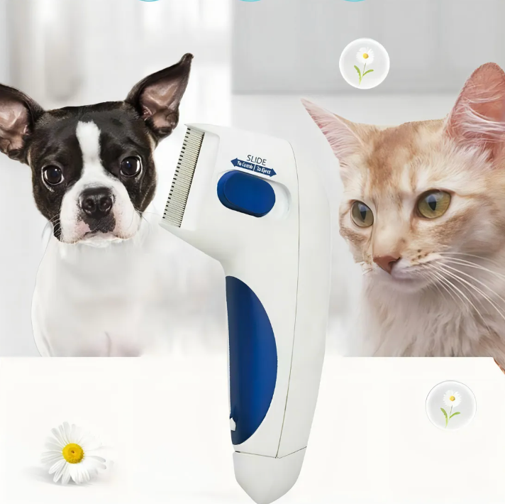 Peine Eléctrico Antipulgas para Perros y Gatos – Flea Doctor 🐾