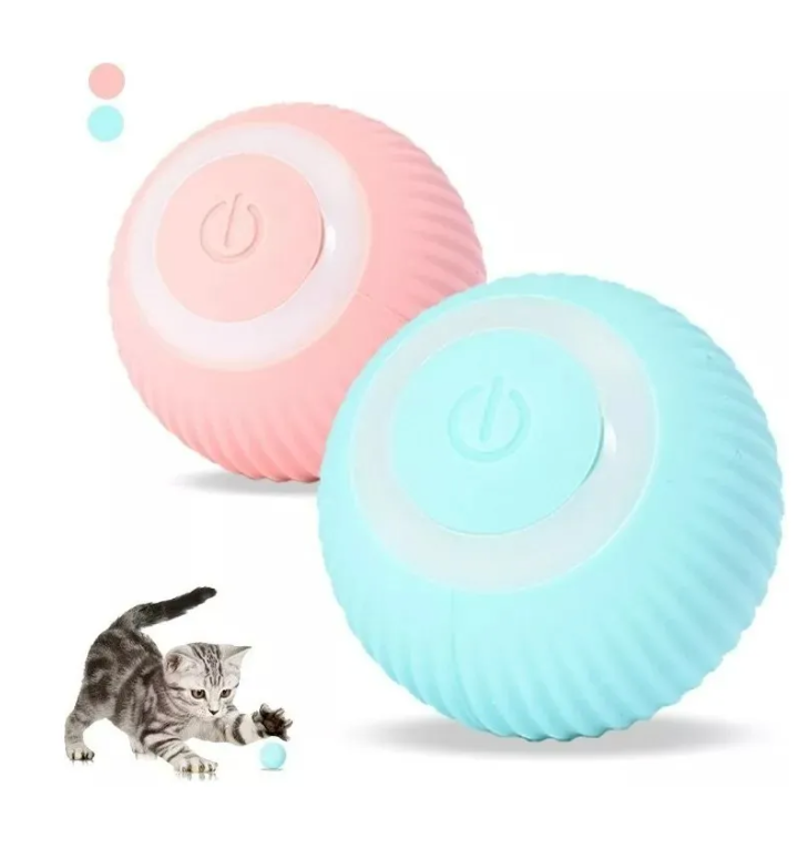 Pelota Interactiva Recargable para Mascotas 🐾 | Movimiento 360° y Estimulación Inteligente