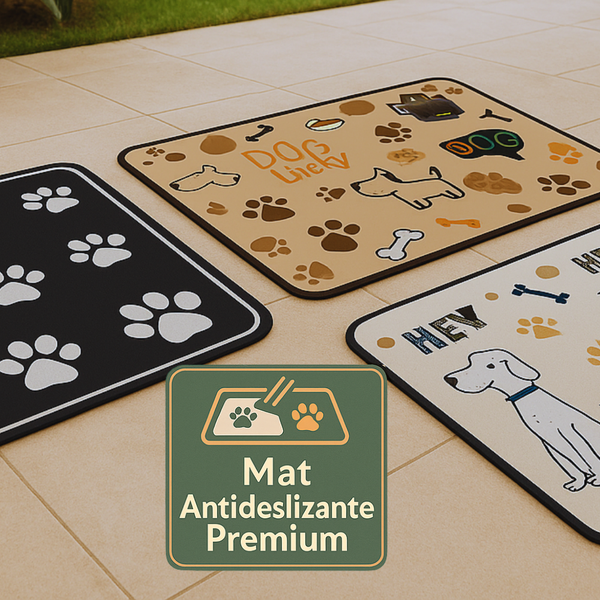 Mat Antideslizante Premium para Mascotas 🐾