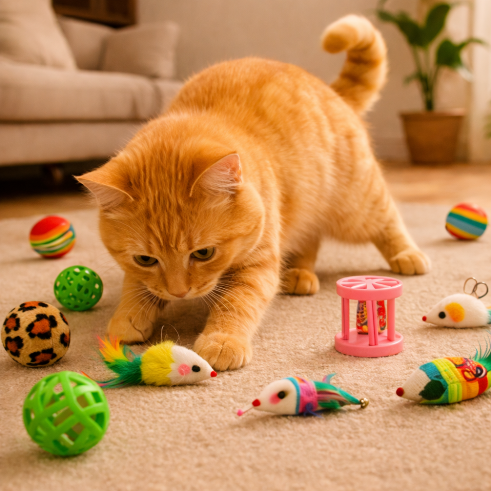 Set de 16 Juguetes para Gato