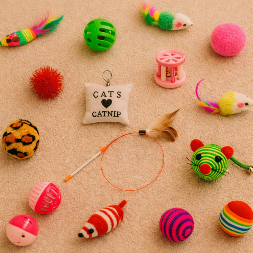 Set de 16 Juguetes para Gato