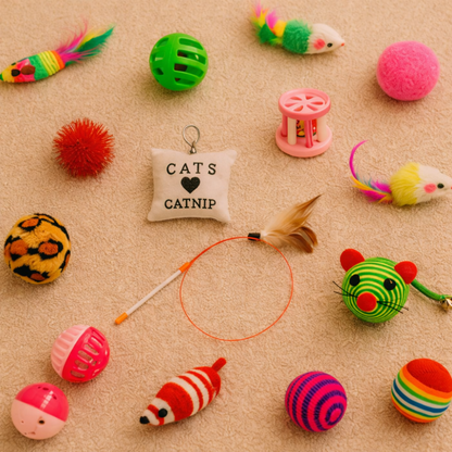 Set de 16 Juguetes para Gato