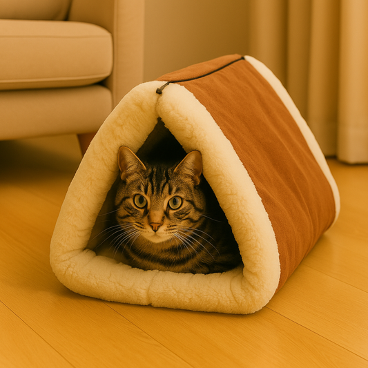 Cama Túnel 2 en 1 para Gatos 🛏️